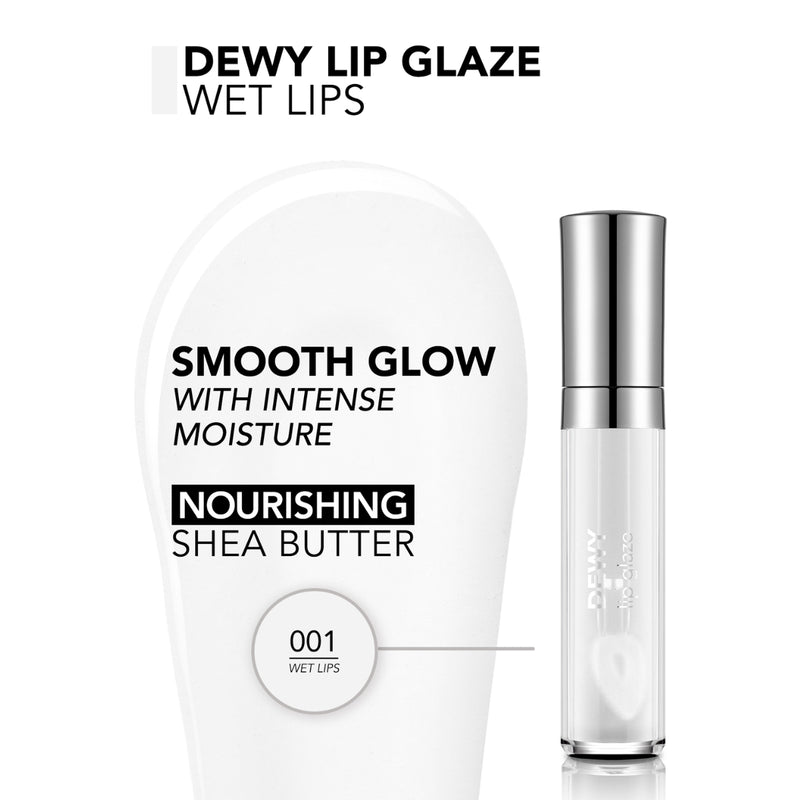 Flormar Dewy Lip Glaze 001 Wet Lps 4.5g