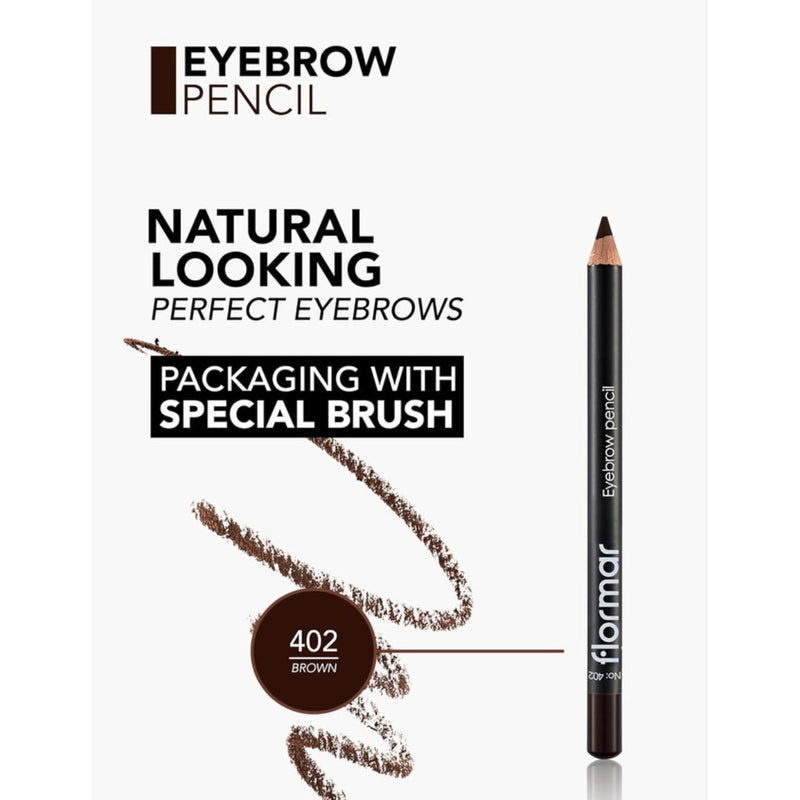 Flormar Eyebrow Pencil 402 Brown 4.5g