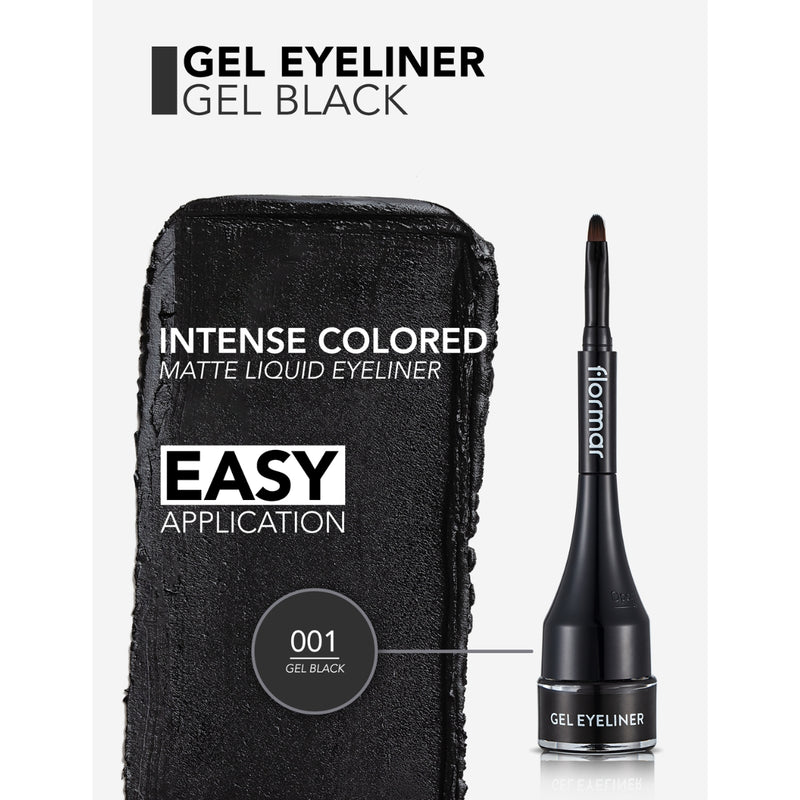 Flormar Eyeliner Gel 01 Gel Black 2.2g