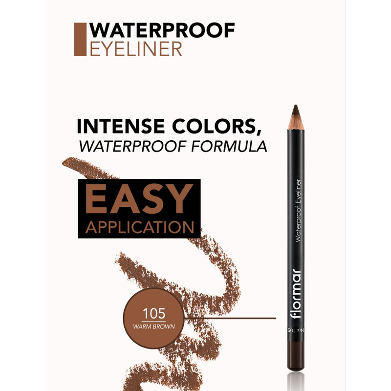 Flormar Eyeliner Pencil 105 Warm Brown 1.14g