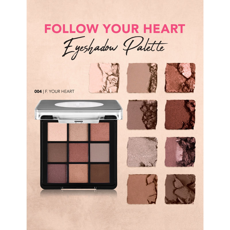 Flormar Eyeshadow Palette 004 Follow Your Heart 9g