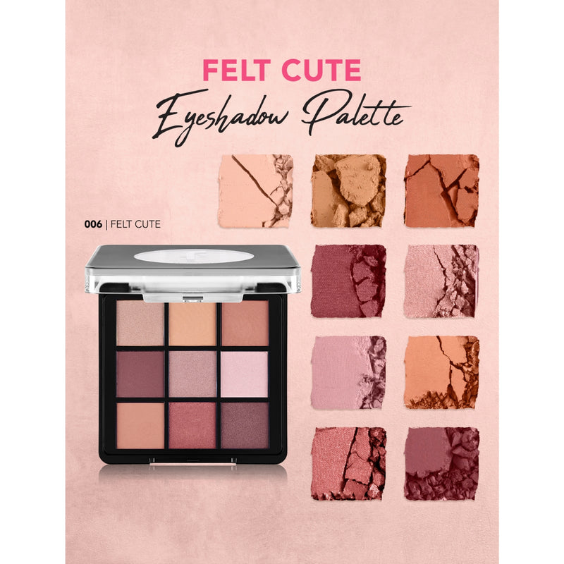Flormar Eyeshadow Palette 006 Felt Cute 9g