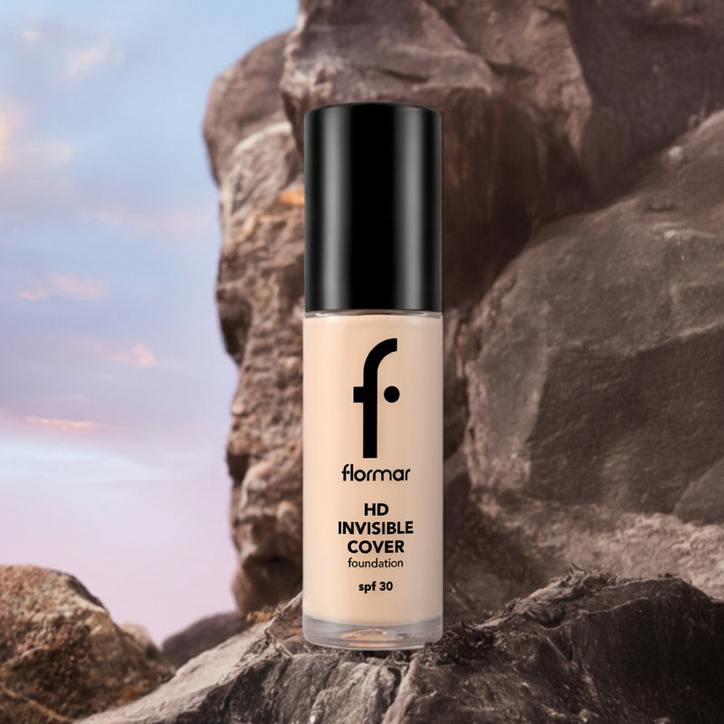 Flormar Invisible Cover HD Foundation SPF30 110 Golden Beige 30g