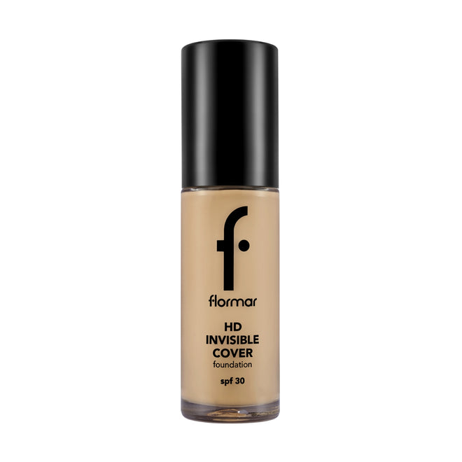 Flormar Invisible Cover HD Foundation SPF30 80 Soft Beige 30g