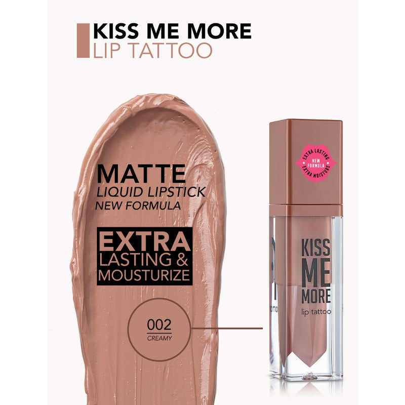 Flormar Kiss Me More Lip Tattoo 002 Creamy 3.8ml