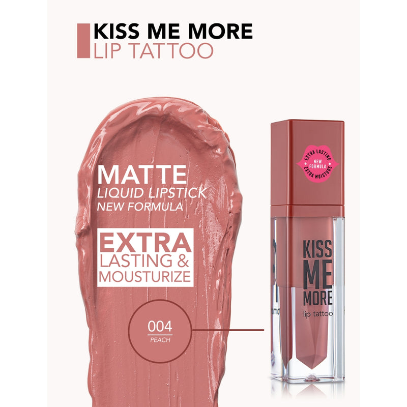 Flormar Kiss Me More Lip Tattoo 04 Peach 3.8ml