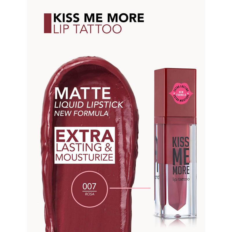 Flormar Kiss Me More Lip Tattoo 07 Rosa 3.8ml