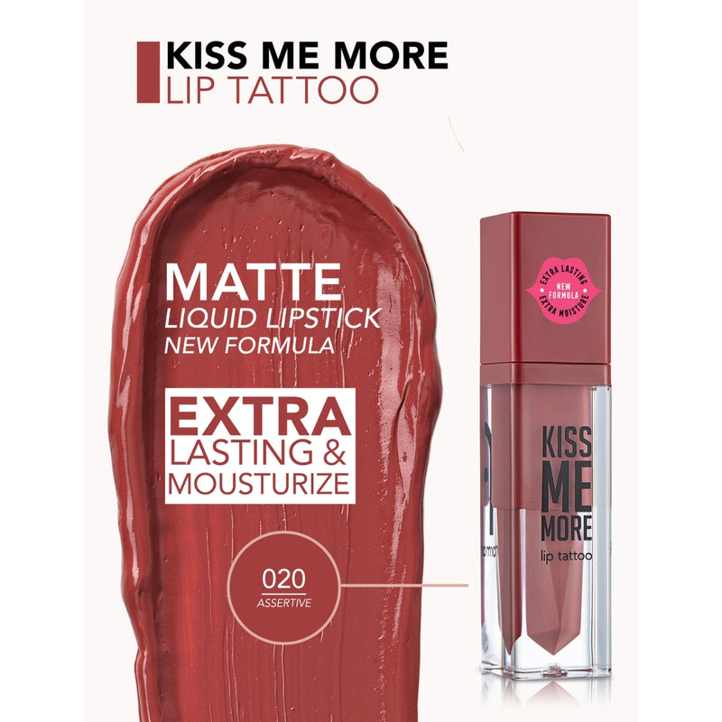 Flormar Kiss Me More Lip Tattoo 20 Assertive 3.8ml