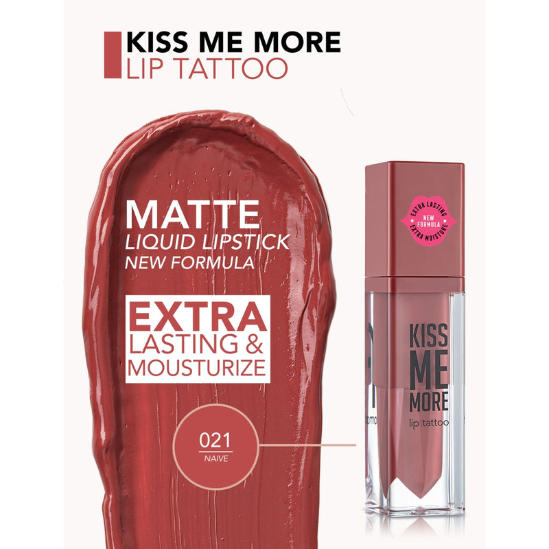 Flormar Kiss Me More Lip Tattoo 21 Naïve 3.8ml