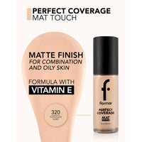 Flormar Mat Touch Foundation 321 Natural Pastelle 30g