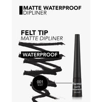 Flormar Matte Waterproof Dipliner Black 2.5ml