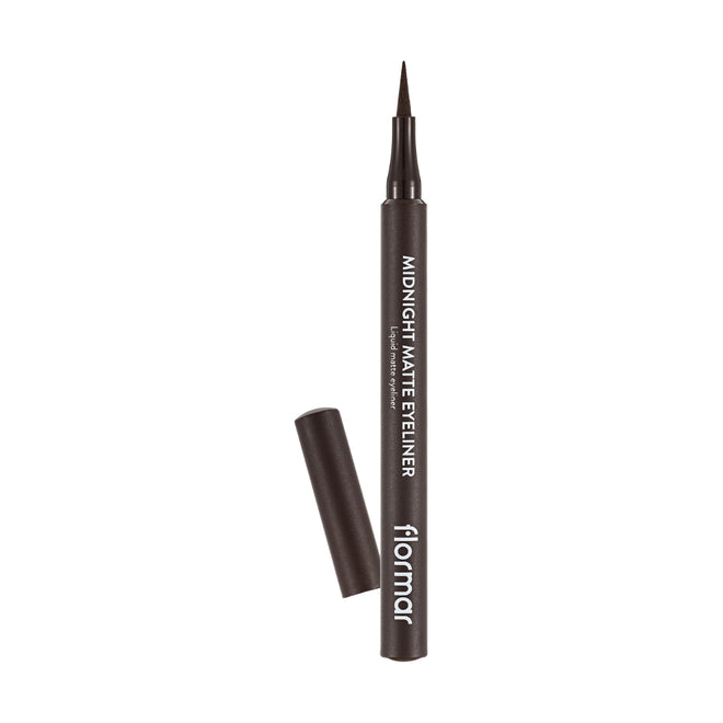 Flormar Midnight Matte Eyeliner 002 Brown 1ml