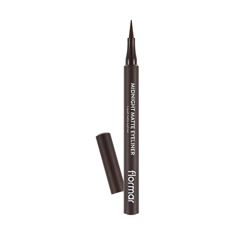 Flormar Midnight Matte Eyeliner 002 Brown 1ml