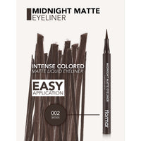 Flormar Midnight Matte Eyeliner 002 Brown 1ml