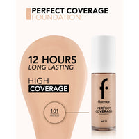 Flormar Perfect Coverage Foundation 101 Pastelle 30g