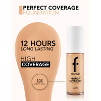 Flormar Perfect Coverage Foundation 103 Creamy Beige 30g