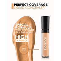 Flormar Perfect Coverage Liquid Concealer 005 Soft Beige 5ml