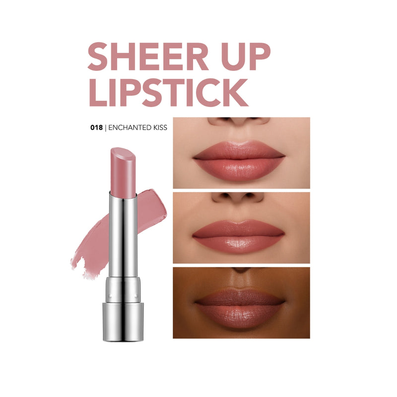 Flormar Sheer Up Lipstick 018 Enchanted Kiss 3g