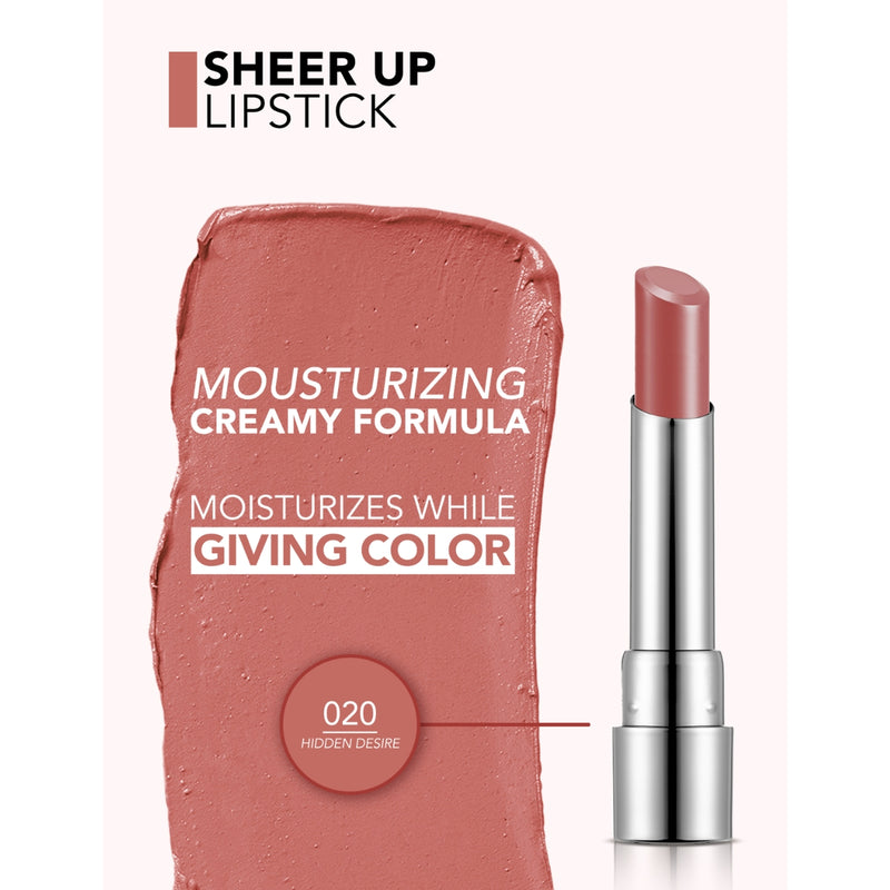Flormar Sheer Up Lipstick 020 Hidden Desire 3g
