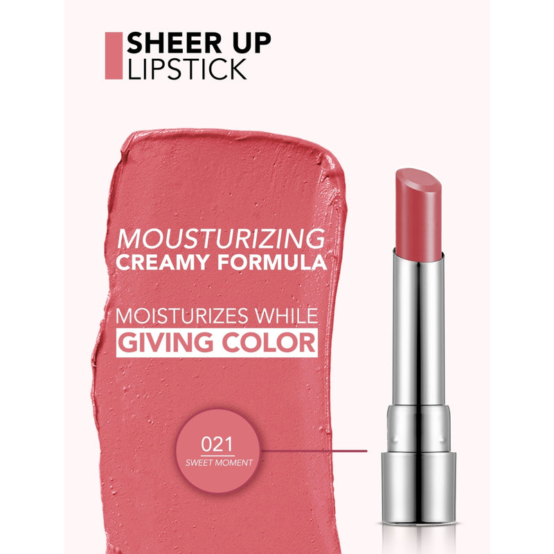 Flormar Sheer Up Lipstick 021 Sweet Moment 3g