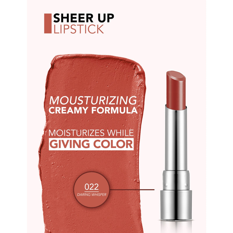 Flormar Sheer Up Lipstick 022 Daring Whisper 3g