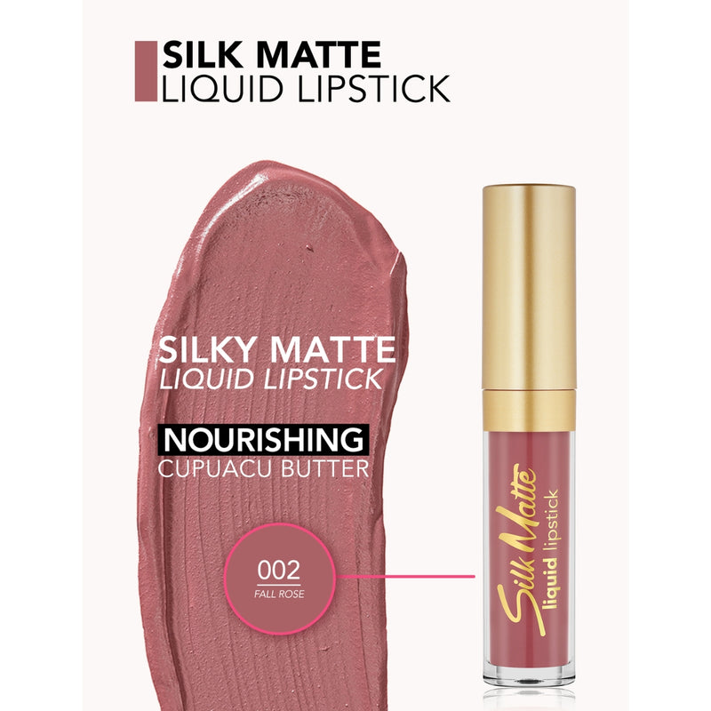 Flormar Silk Matte Liquid Lipstick 02 Fall Rose 4.5ml