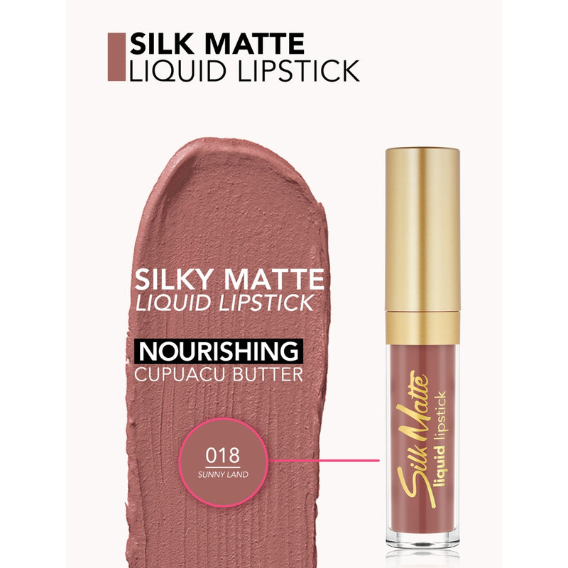 Flormar Silk Matte Liquid Lipstick 18 Sunny Land 4.5ml