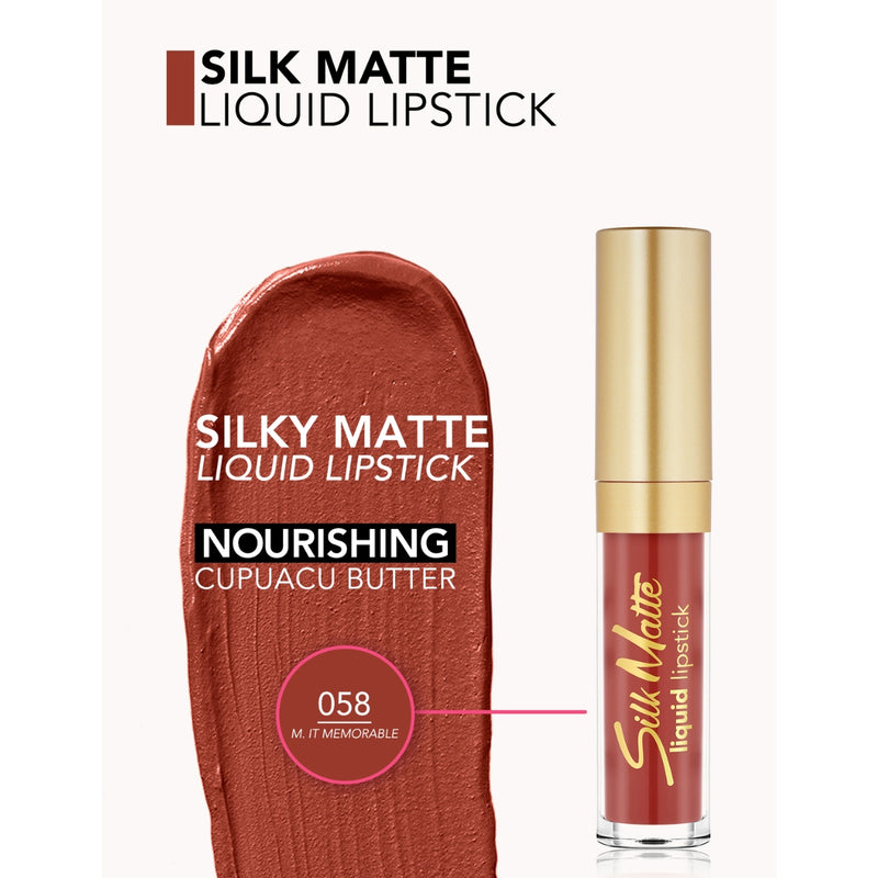 Flormar Silk Matte Liquid Lipstick 58 Make It Memorable 4.5ml