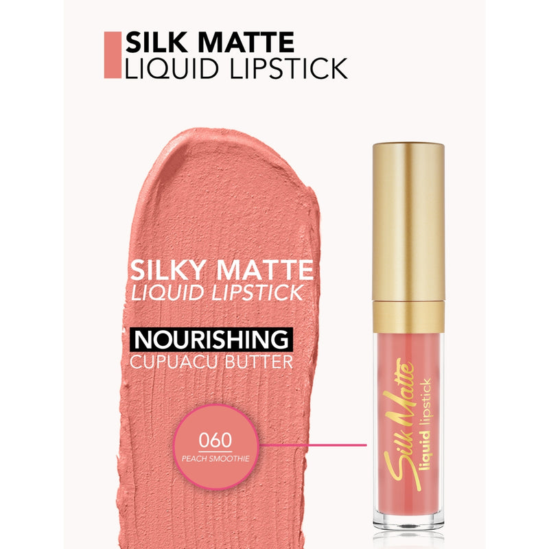 Flormar Silk Matte Liquid Lipstick 60 Peach Smoothie 4.5ml