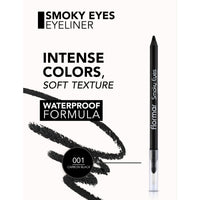 Flormar Smoky Eyes Waterproof Eyeliner 001 Carbon Black 1.14g