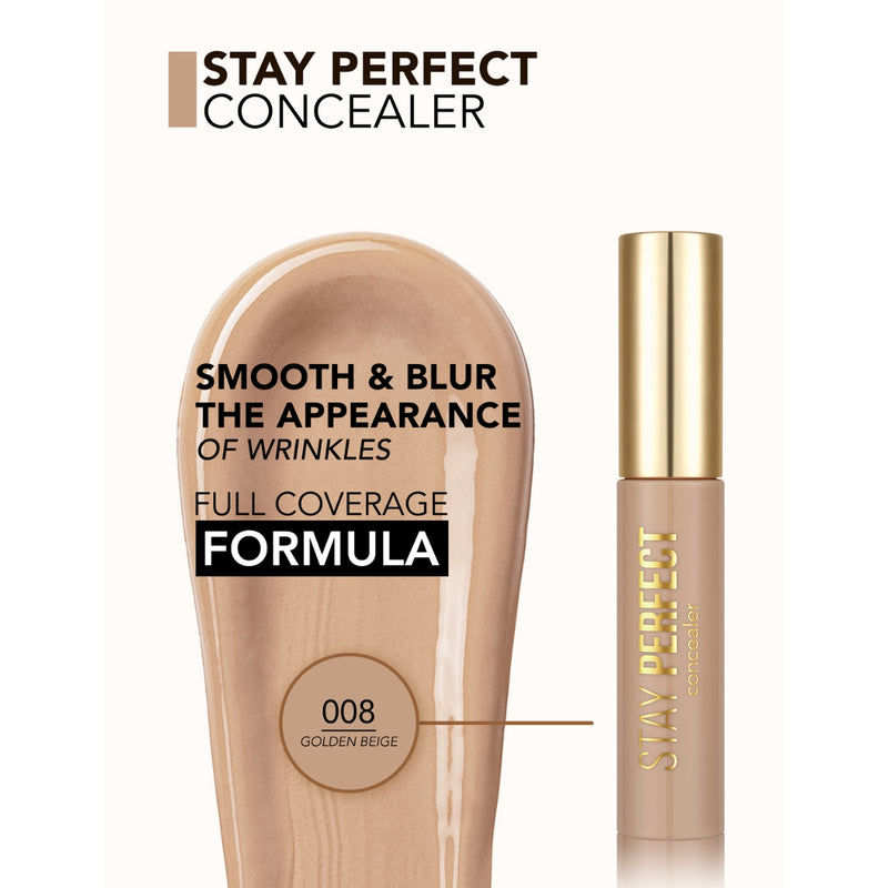 Flormar Stay Perfect Liquid Concealer 008 Golden Beige 10ml