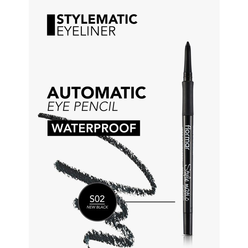 Flormar Style Matic Eyeliner S02 New Black 0.35g