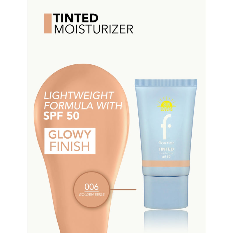 Flormar Tinted Moisturizer SPF50 06 Golden Beige 30ml