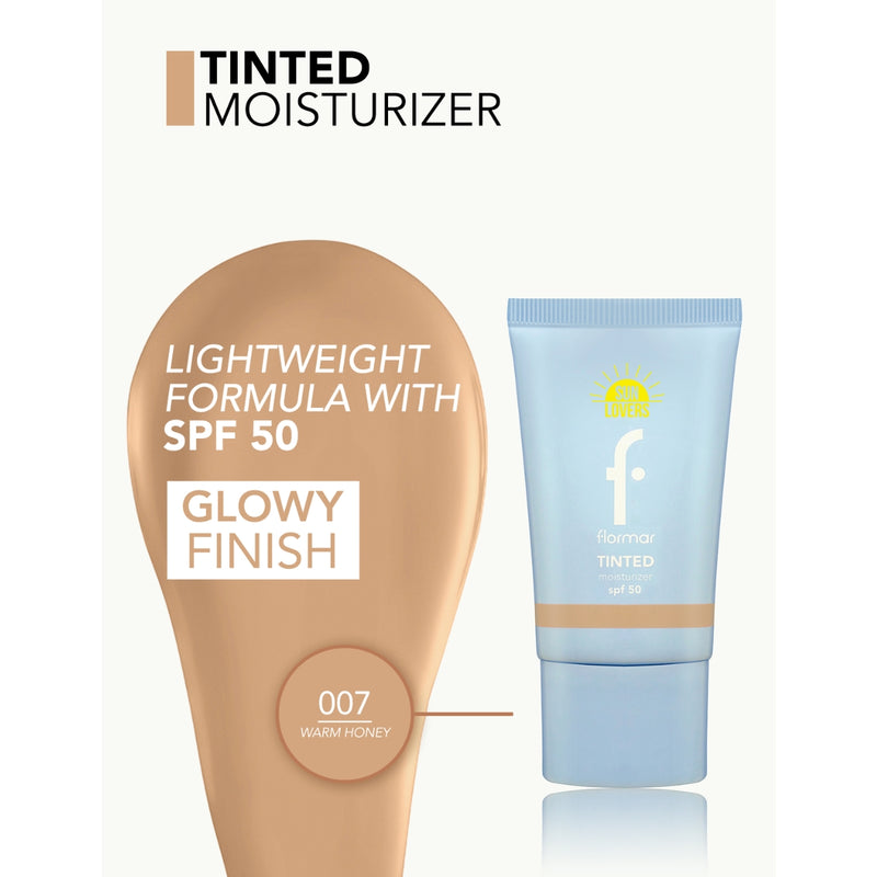 Flormar Tinted Moisturizer SPF50 07 Warm Honey 30ml