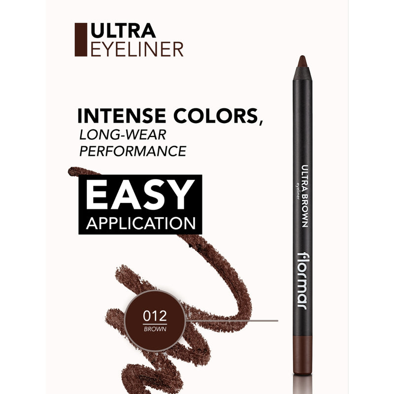 Flormar Ultra Eyeliner 012 Brown 1.14g