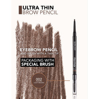 Flormar Ultra Thin Brow Pencil 002 Light Brown 0.14g