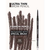 Flormar Ultra Thin Brow Pencil 004 Dark Brown 0.14g
