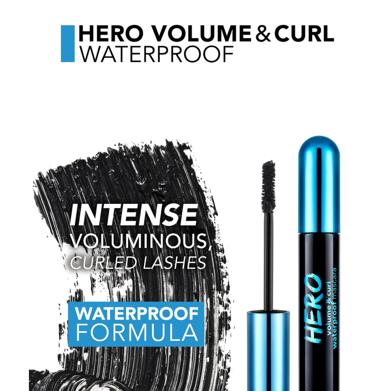 Flormar Volume & Curl Hero Waterproof Mascara 10.2g