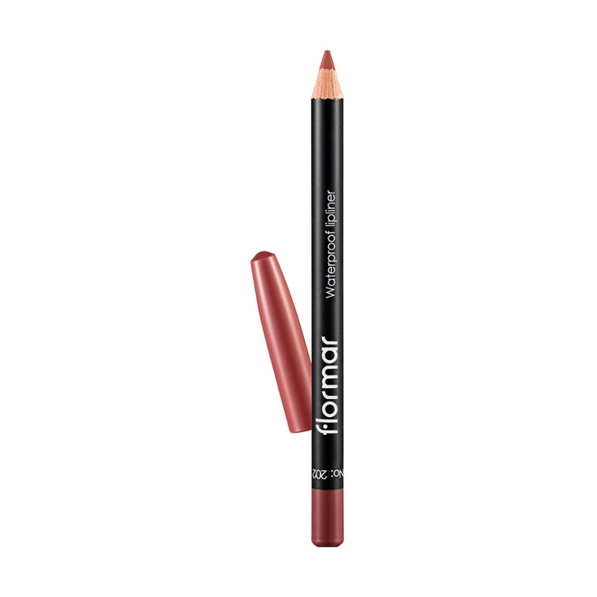 Flormar Waterproof Lipliner 202 Soft Pink Brown 1.14g