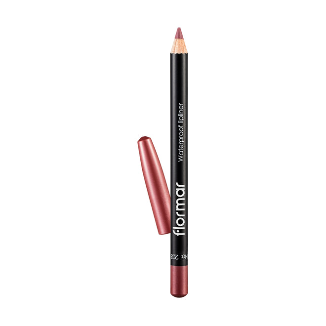Flormar Waterproof Lipliner 203 Subdued Pink 1.14g
