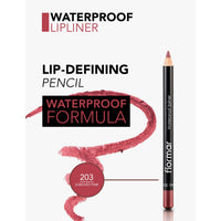 Flormar Waterproof Lipliner 203 Subdued Pink 1.14g