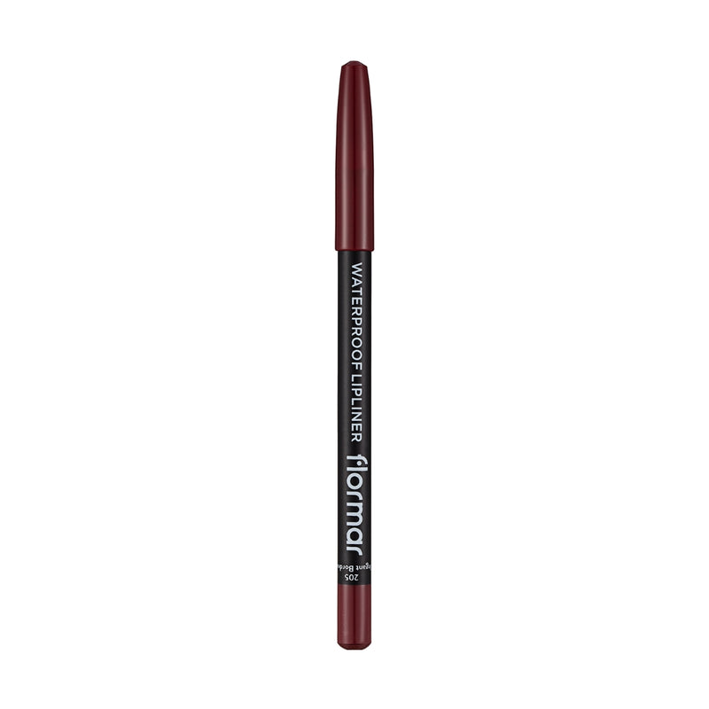Flormar Waterproof Lipliner 205 Elegant Bordeaux 1.14g