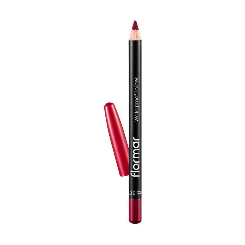 Flormar Waterproof Lipliner 217 Chic Crimson 1.14g