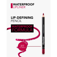 Flormar Waterproof Lipliner 217 Chic Crimson 1.14g