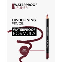Flormar Waterproof Lipliner 231 Berry Stain 1.14g