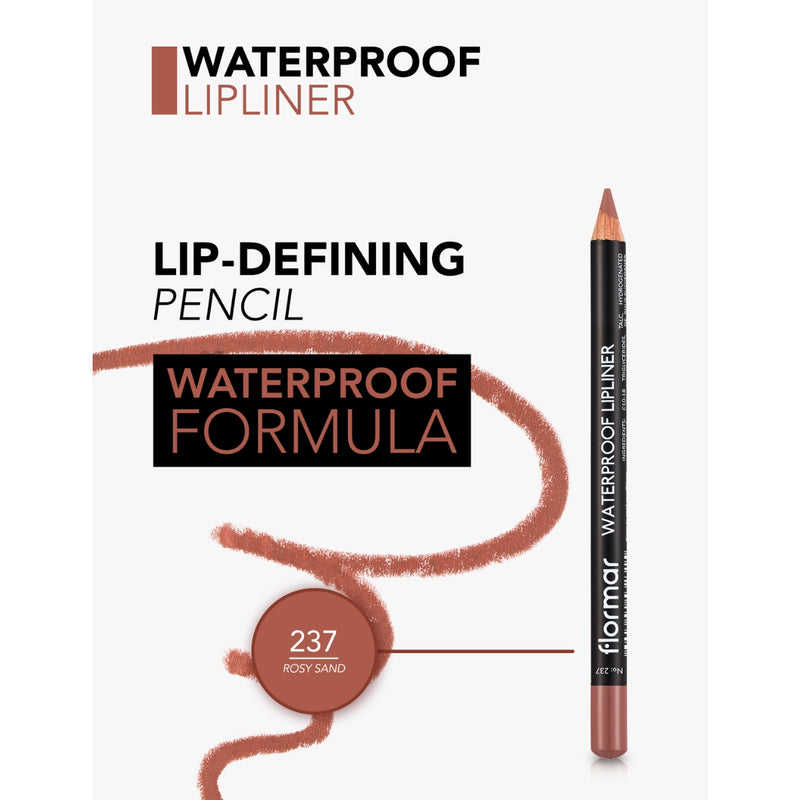 Flormar Waterproof Lipliner 237 Rosy Sand 1.14g