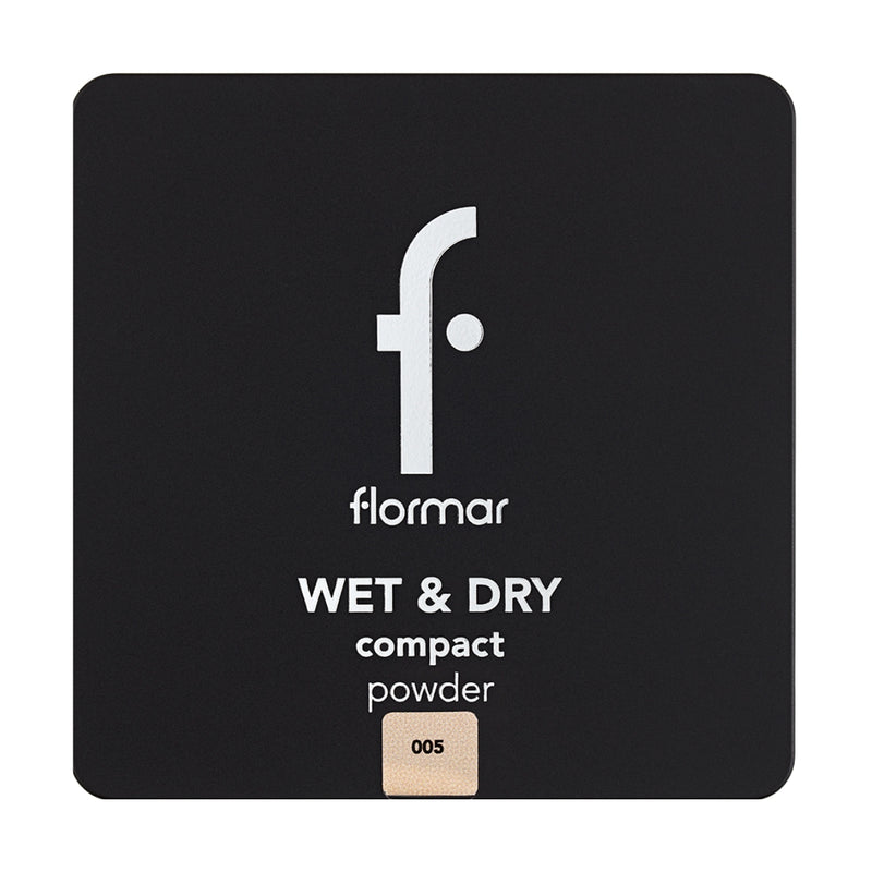 Flormar Wet & Dry Compact Powder 05 Medium Caramel 10g