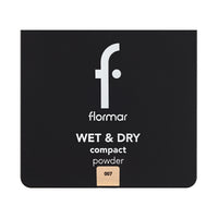 Flormar Wet & Dry Compact Powder 07 Caramel Peach 10g