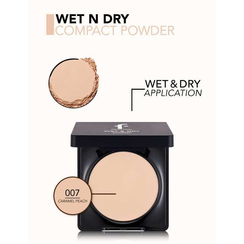 Flormar Wet & Dry Compact Powder 07 Caramel Peach 10g