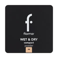 Flormar Wet & Dry Compact Powder 08 Medium Peach 10g